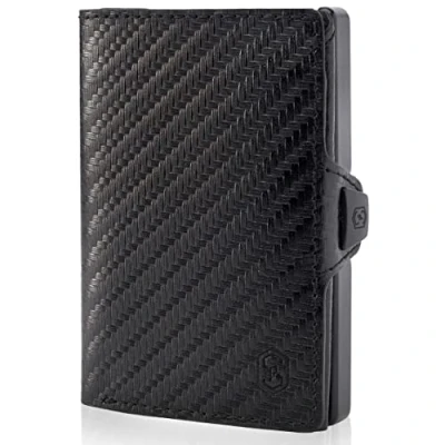Image of ZNAP Credit Card Holder with Aluminium Money Clip and Coin Compartment, RFID Protection, 8 or 12 Version, Slim Wallet, by Slimpuro