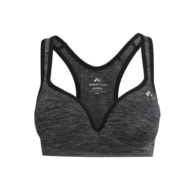 Image of ONLY Play Onpmartine Medium support sports bra, Women&#039;s, Size: Medium, Black