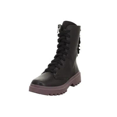 Image of Superfit ABBY Laceup boots for kids, Size: 9.5K, Schwarz Leather
