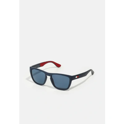 Image of Tommy Hilfiger Unisex Sunglasses, Size: One Size, Blue/red