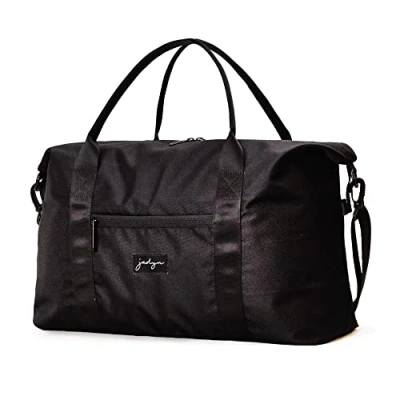 Image of Jadyn Lola Travel Bag, Weekender/Overnight Duffel, Gym Tote Bag for Women, Men, Black, One Size, Duffel