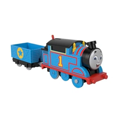 Image of Thomas &amp; Friends Motorized Toy Train Battery Powered Engine with Cargo for Preschool Pretend Play Ages 3+ Years, HDY59