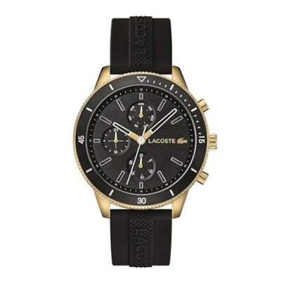 Image of Lacoste Analogue Multifunction Quartz Watch for men with Black Silicone bracelet 2010994