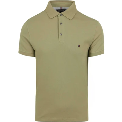 Image of Tommy Hilfiger 1985 SLIM Polo shirt, Men&#039;s, Size: XXL, Faded olive
