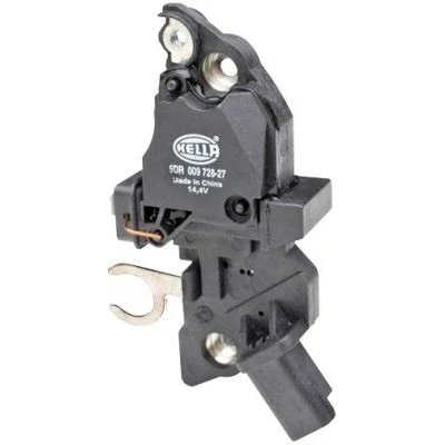 Image of 5761C7 Alternator Regulator HELLA 5DR 009 728 271 12V PEUGEOT: Partner I Van, 207 Hatchback, II CITROËN: C3 Hatchback