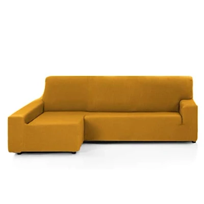 Image of Martina Home Tunez Brazo izquierdo Cotton Chaise Longue Cover Mustard