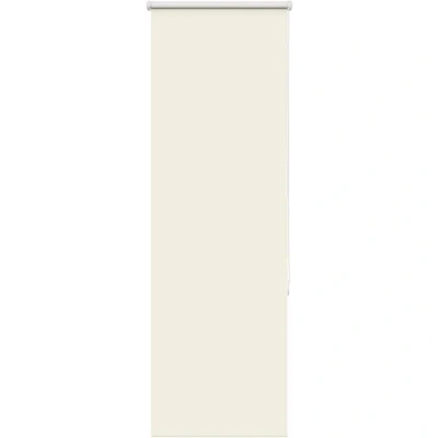 Image of vidaXL Roller Blind Blackout Off White 60x175 cm Fabric Width 55.7 Polyester