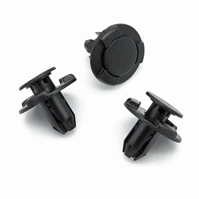 Image of VVO Fasteners Black Plastic Rear Wheel Arch Lining &amp; Mudguard Clips for Nissan Qashqai, Micra, X Trail, (Pack of 10)