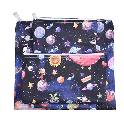 Image of Reusable Sandwich Holder, Pack of 3, BPA Eco Friendly Bag, Snack Holder