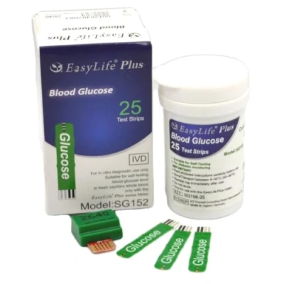 Image of Easy Life Blood Glucose Test Strips 100 Strip Pack (2 * 50 Strips)