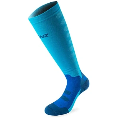 Image of Lenz Unisex compression socks 1.0 socks., unisex_adult, Socks, 135, azure, M (32 38 cm)