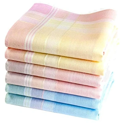 Image of &quot;Elise&quot; handkerchiefs 11&quot; square 6 units