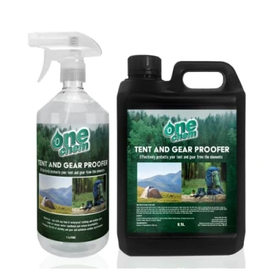 Image of One Chem Tent and Gear Waterproof 1 Litre Spray with 2.5L Refill Effectively Protects Tents From The Elements Ideal for Camping Hiking