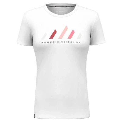 Image of Salewa Pure Stripes Dry T Shirt W White