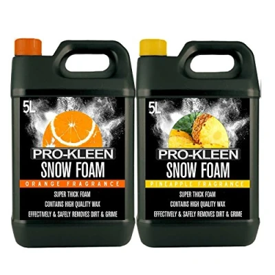 Image of Pro Kleen Snow Foam pH Neutral,Super Thick and Non Caustic Extremely Powerful &amp; Easy To Use (Pineapple Orange, 10L)