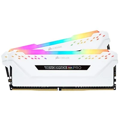 Image of Corsair Vengeance RGB PRO 16 GB (2 x 8 GB) DDR4 3000 MHz C15 XMP 2.0 Enthusiast LED Illuminated Memory Kit White
