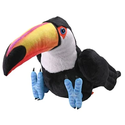 Image of Wild Republic Artist Collection, Toucan, Gift for Kids, 15 inches, Plush Toy, Fill is Spun Recycled Water Bottles.