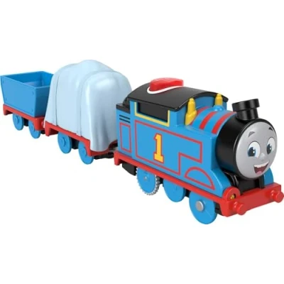 Image of Thomas &amp; Friends Motorized Toy Train Talking Engine with Sounds Phrases Plus Cargo for Preschool Kids Ages 3+ Years