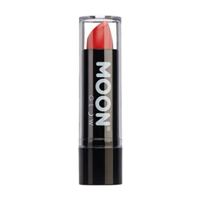Image of Neon UV Lipstick by Moon Glow Intense Red Bright Coloured Glows under