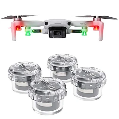 Image of Motutech 4pcs Night Flight Lights for DJI Mini 3 Pro Mavic AIR 2S / FPV/Mavic 2 Mini/Air Air/Mavic Colourful Flashing Warning Light Lamp