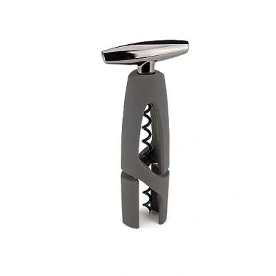 Image of Peugeot Altar Corkscrew Continuous Turn Manual Bottle Opener with Foil Cutter, Basalt, 17.5 cm