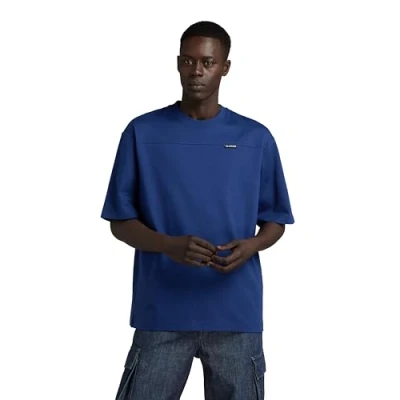 Image of G STAR RAW Men&#039;s Boxy Base 2.0 T Shirt, blue (ballpen D23726 C336 1822), M
