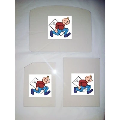 Image of Firefox 8 Classic Heat resistant Stove Glass (370mm x 225mm) Plain