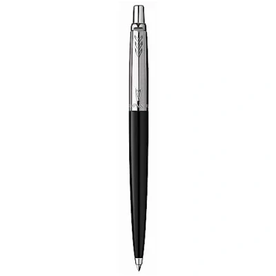 Image of Parker Jotter Ballpoint Pen Black Barrel Blue Ink