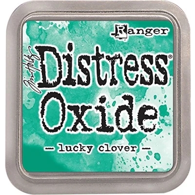 Image of Ranger Tim Holtz Distress Oxide Pad Lucky Clover, Synthetic Material, Green, 7.5 x 1.9 cm