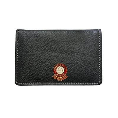 Image of Manchester United Football Club Leather Card Holder Wallet