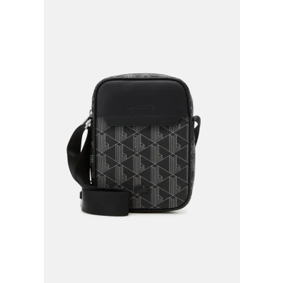 Image of Lacoste Vertical Camera BAG Unisex Across body bag, Size: One Size, Noir/gris