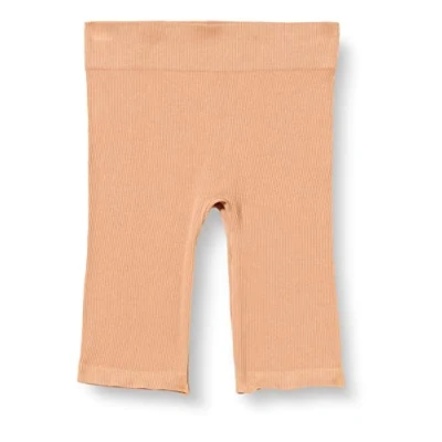 Image of ONLY Women&#039;s Onlvicky Rib Seamless City Shorts, camel, XS/S