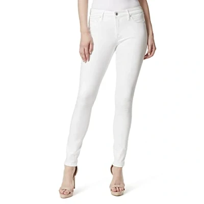 Image of Jessica Simpson Women&#039;s Kiss Me Mid Rise Skinny Jean Plus, White, 14
