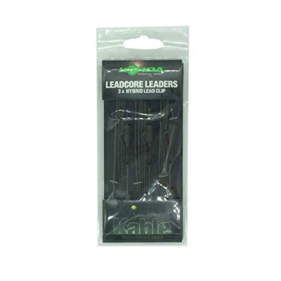 Image of Korda Leadcore Leaders Hybrid Lead Clip Gravel Carp rig