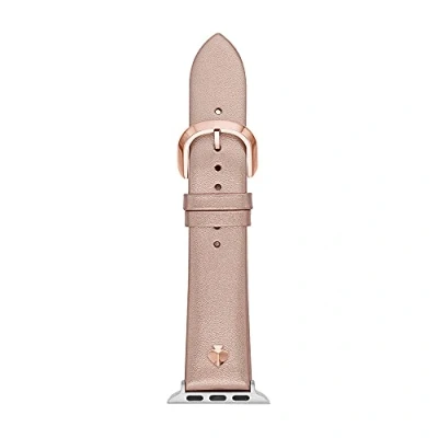 Image of Kate Spade New York Rose Gold Leather 38 mm iOS Watch® Bands