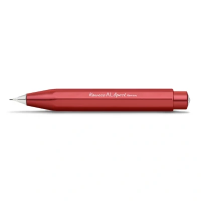 Image of Kaweco AL SPORT Mechanical Pencil Deep Red 0.7mm HB I Exclusive with 0.7 mm Lead Refill Aluminium 10.5 cm