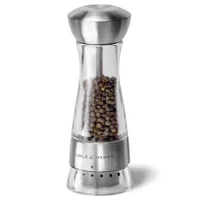 Image of Windermere Salt &amp; Pepper Mill 165mm / Brushed Metal