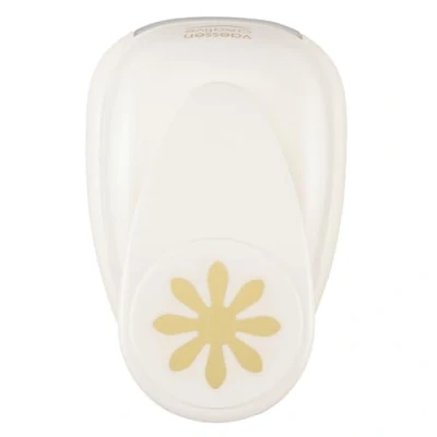 Image of Vaessen Creative Craft Paper Punch Daisy 5,1 x cm Circle Cutter for Crafting and Card Making, Pink