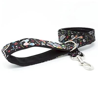 Image of candyPet Dog Leash 120 cm Cotton with Padded Soft Shell Handle, Science