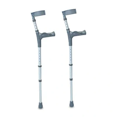 Image of NRS Healthcare Double Adjustable Crutches with Comfy Handle, Long/Tall Pair
