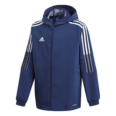 Image of Adidas GP4974 TIRO21 WB Y Jacket Sport Team Navy Blue 7 8A