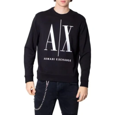 Image of Armani Exchange Sweatshirt, Men&#039;s, Size: XXL, Black