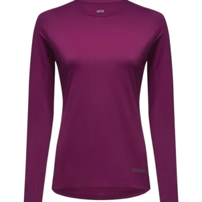 Image of GORE WEAR Womens Everyday Ls Solid Shirt, Process Purple, 36 EU