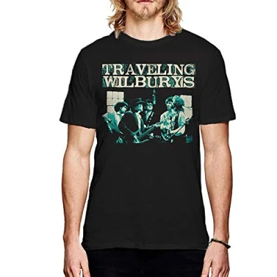 Image of The Traveling Wilburys Performing Official Tee T Shirt Mens Unisex (X Large) Black