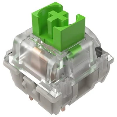 Image of Razer Mechanical Switches Pack Green Clicky Switch (Optimized for Gaming, Transparent Housing with LED Lens, 100 Million Keystroke Lifespan, Versatile 3 Pin Connectors) Yellow Linear