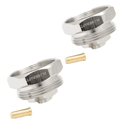 Image of BLUMKRAFT Set of 2 Radiator Adaptors M30 x 1.0 Fine Thread to 1.5 Thermostat/Thermostatic Head (M30 1.5)