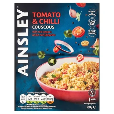 Image of Ainsley Harriott Tomato &amp; Chilli Couscous, 100 g, Pack of 12