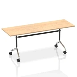 Image of Impulse 1800mm Flip Top Rectangular Table Maple