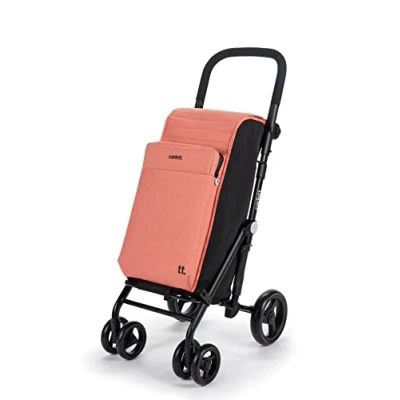 Image of Carlett Shopping rollators, Alloy Steel, Salmon, 25kg