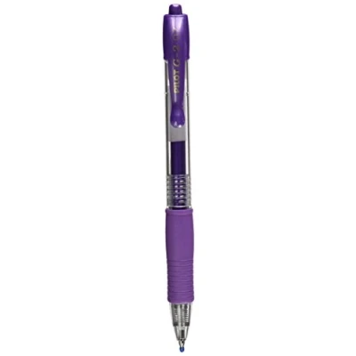 Image of Pilot Pack of 5 G2 07 Metallic Gel Ink Ballpoint Pens Purpleaa